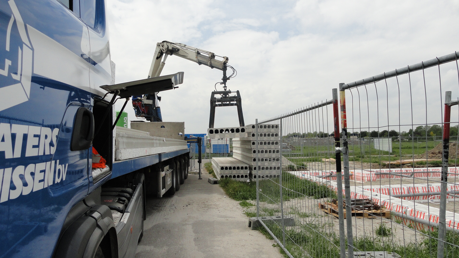 Afleveren vloerplaten