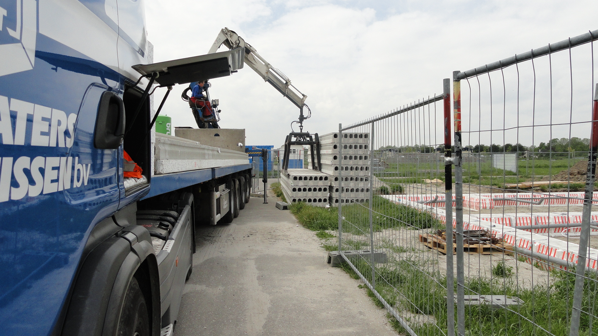 Afleveren vloerplaten