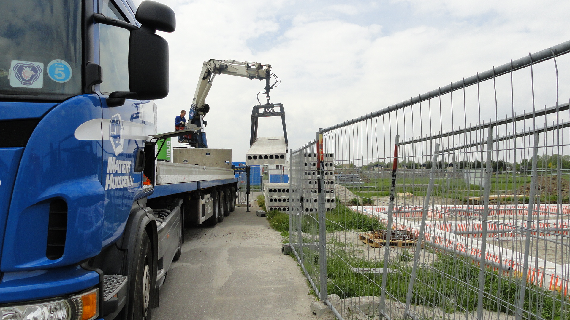 Afleveren vloerplaten