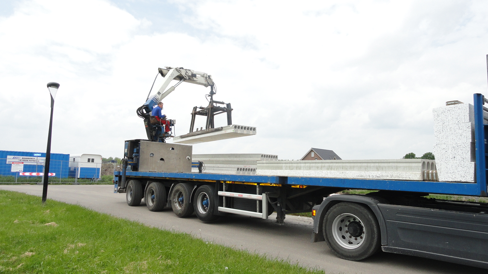 Afleveren vloerplaten