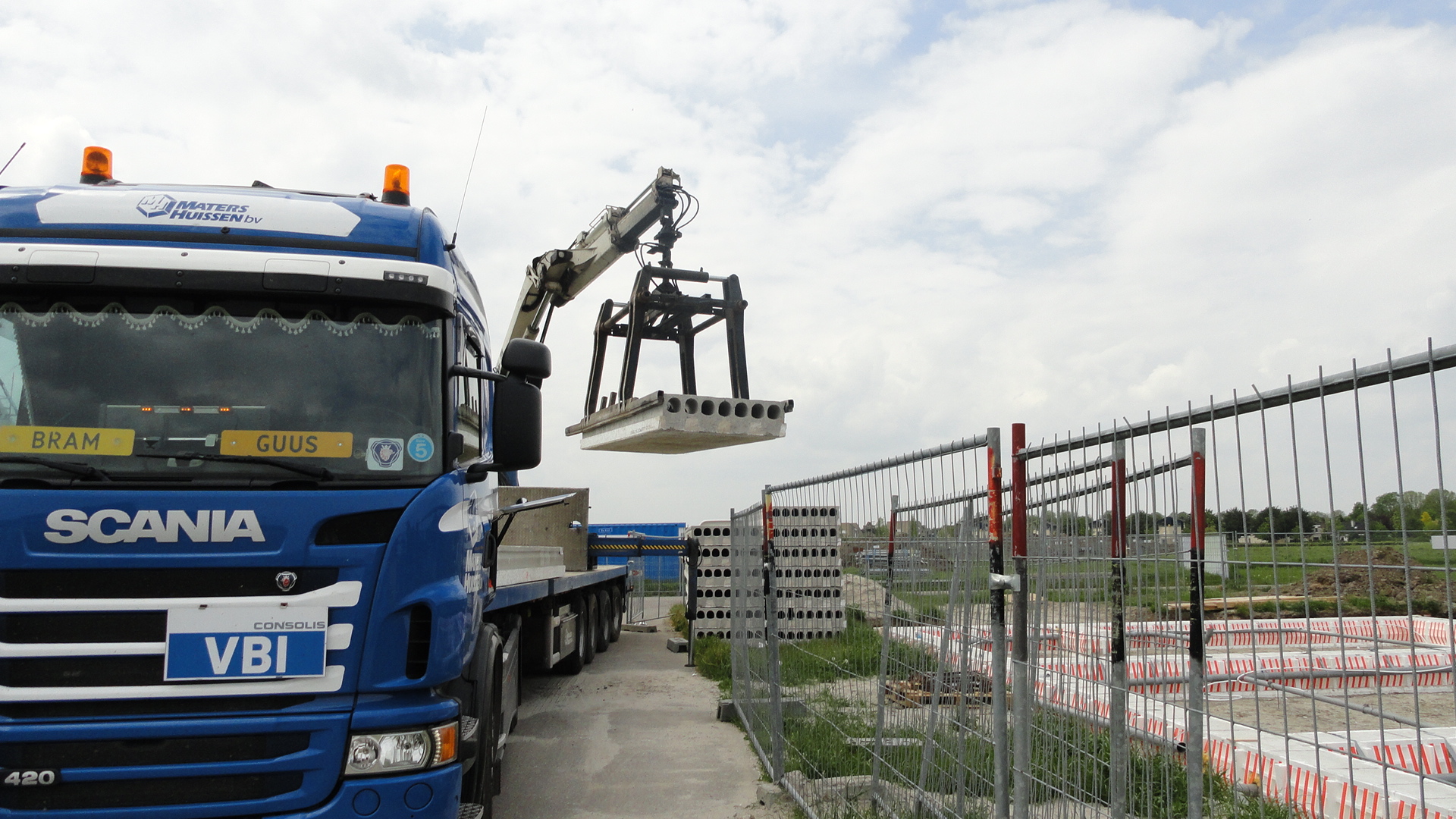 Afleveren vloerplaten