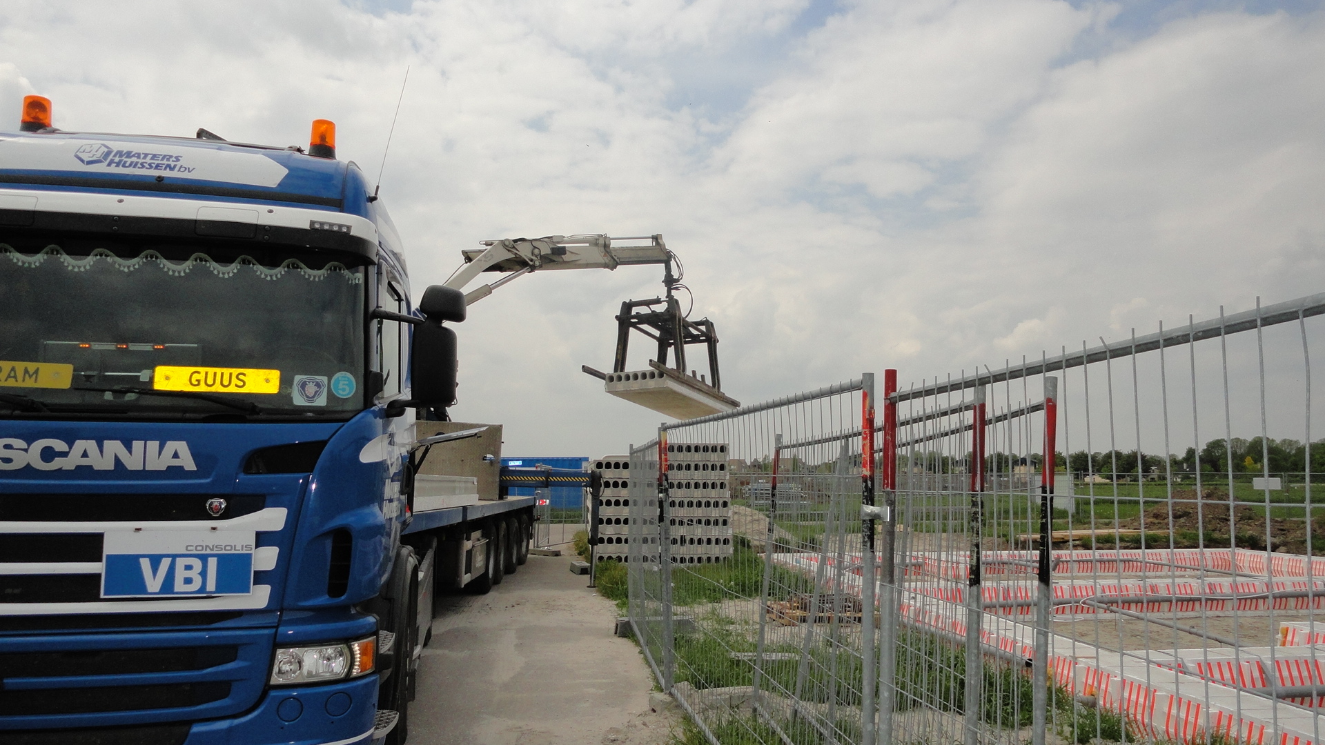 Afleveren vloerplaten