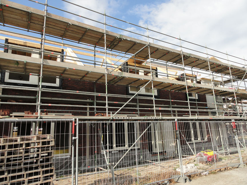 Metselen 1e verdieping